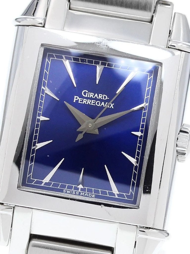 Girard Perregaux Vintage 2590 Blue Dial Hand Winding Ladies Watch906060
